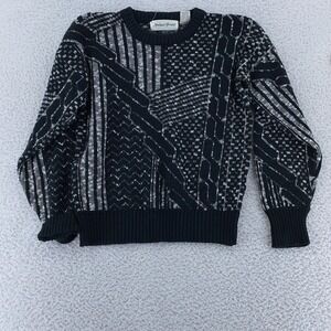 Vintage 90s Michael Gerald Geometric Knit Sweater‎ Mens XS Pullover